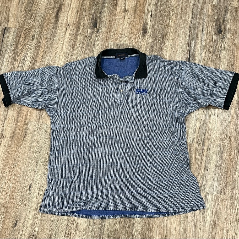 Vintage New York Giants Antigua Collared Shirt, XL